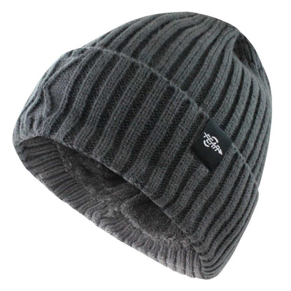 Black Plush Tactical Beanie – Ultra-Warm Wool Insulated Winter Hat - Lalex & Co