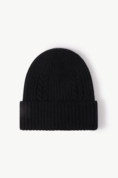 Cable-Knit Cuff Beanie Lalex & Co