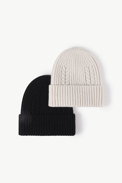 Cable-Knit Cuff Beanie Lalex & Co