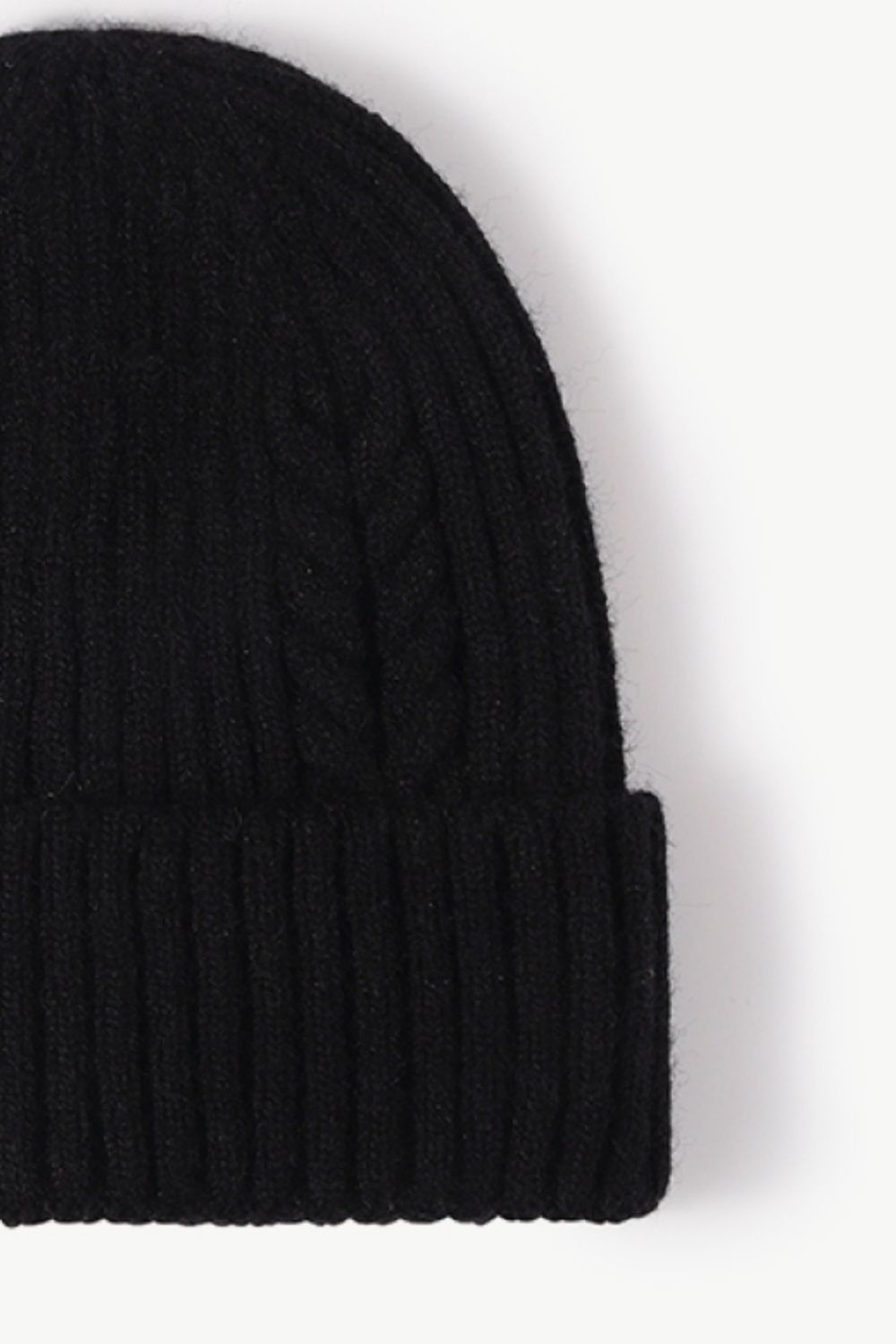 Cable-Knit Cuff Beanie Lalex & Co