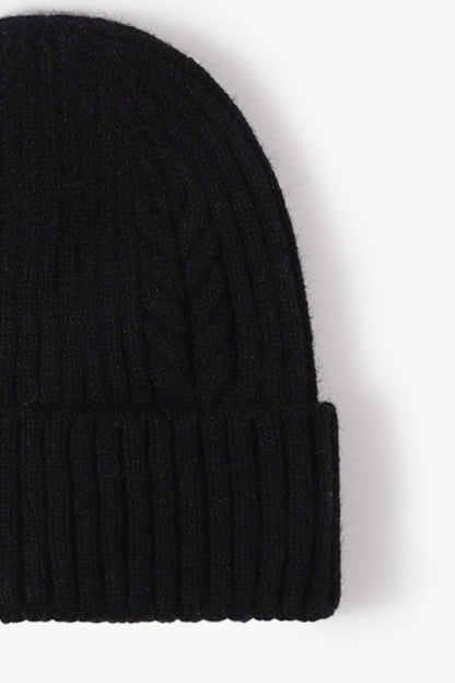 Cable-Knit Cuff Beanie Lalex & Co