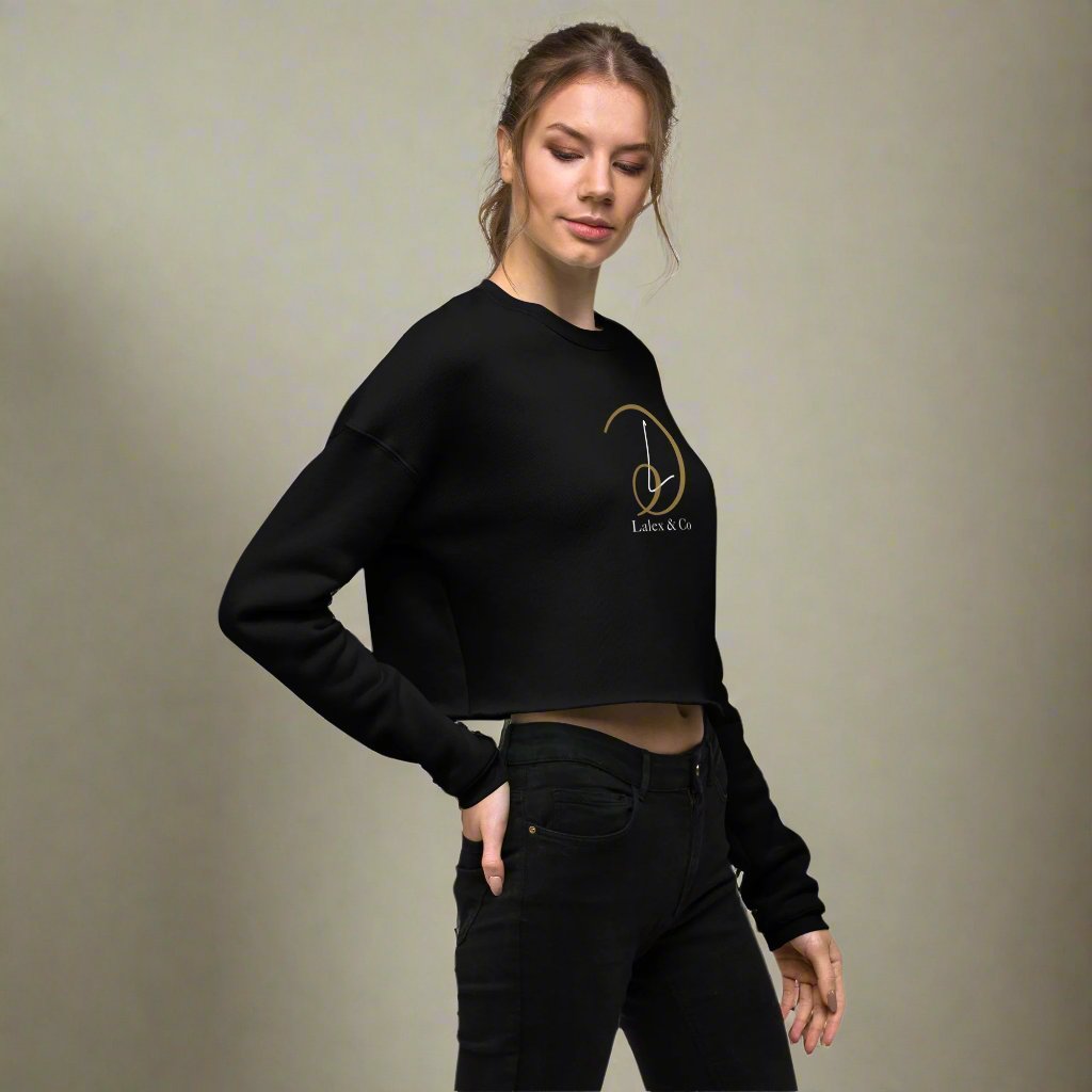 Lalex & Co Crop Sweatshirt Lalex & Co