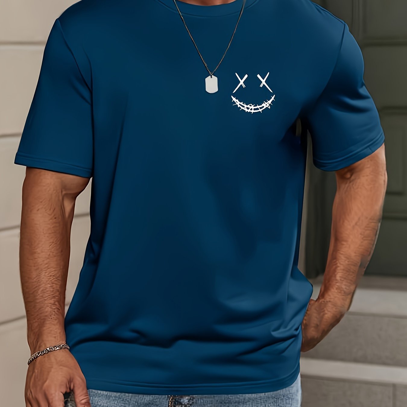 Men's Bear Graphic Tee – Casual, Outdoor Short Sleeve Round Neck Shirt - Lalex & Co