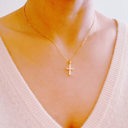 My Dear Crystal Cross Necklace – A Timeless Symbol of Faith and Love - Lalex & Co