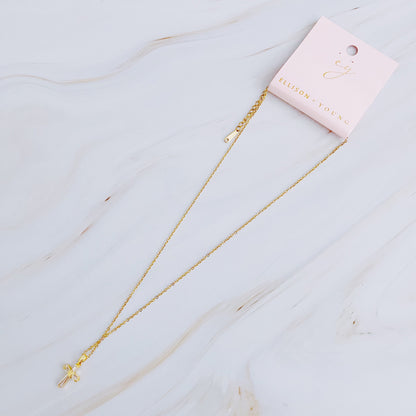 My Dear Crystal Cross Necklace – A Timeless Symbol of Faith and Love - Lalex & Co