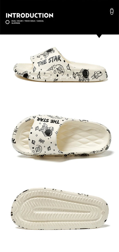 Cozy & Stylish Non-Slip Slippers – Perfect for Indoor & Outdoor Comfort