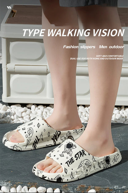 Cozy & Stylish Non-Slip Slippers – Perfect for Indoor & Outdoor Comfort